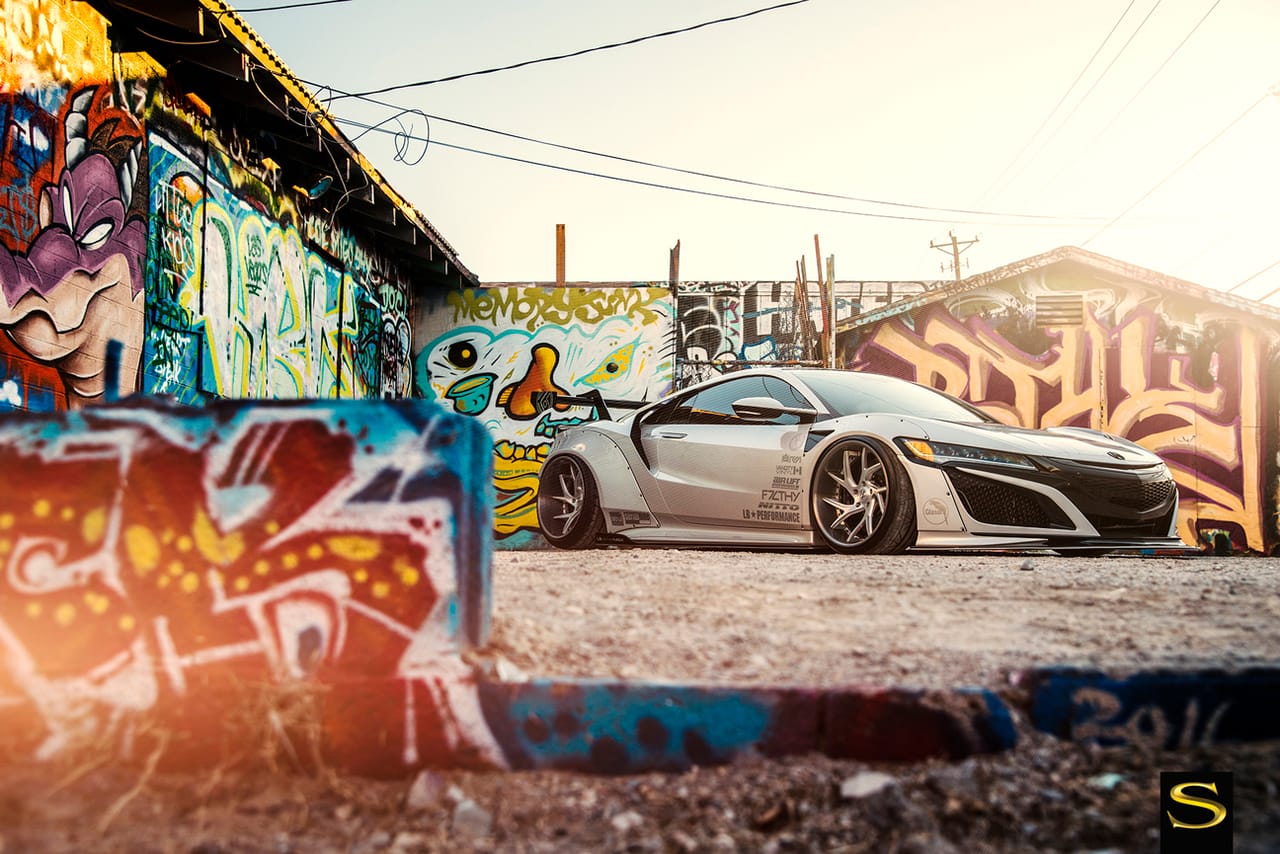 ACURA NSX on Savini forged wheels