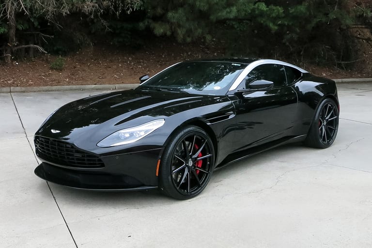 Aston Martin DB11 on Savini SV-F4 Gloss Black Milled