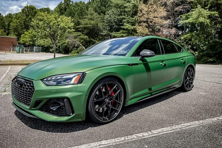 Audi RS5 on Savini SV-F4 Gloss Black