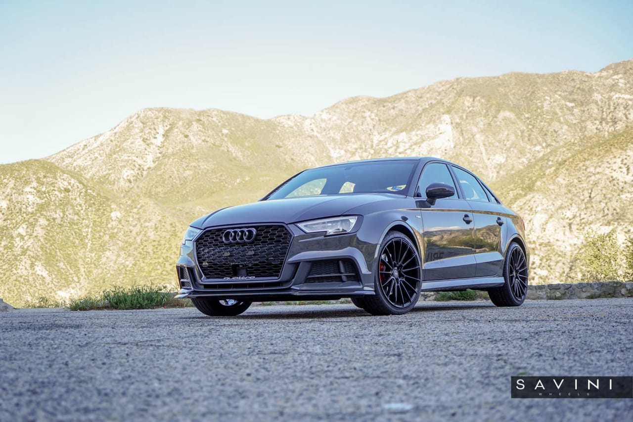 AUDI S3 on Savini forged wheels