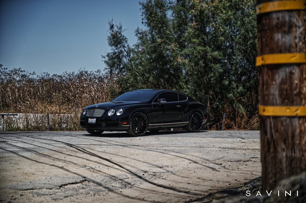 BENTLEY GT on Savini forged wheels