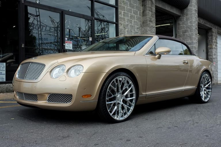 Bentley GTC on Savni SV65D in High Polished