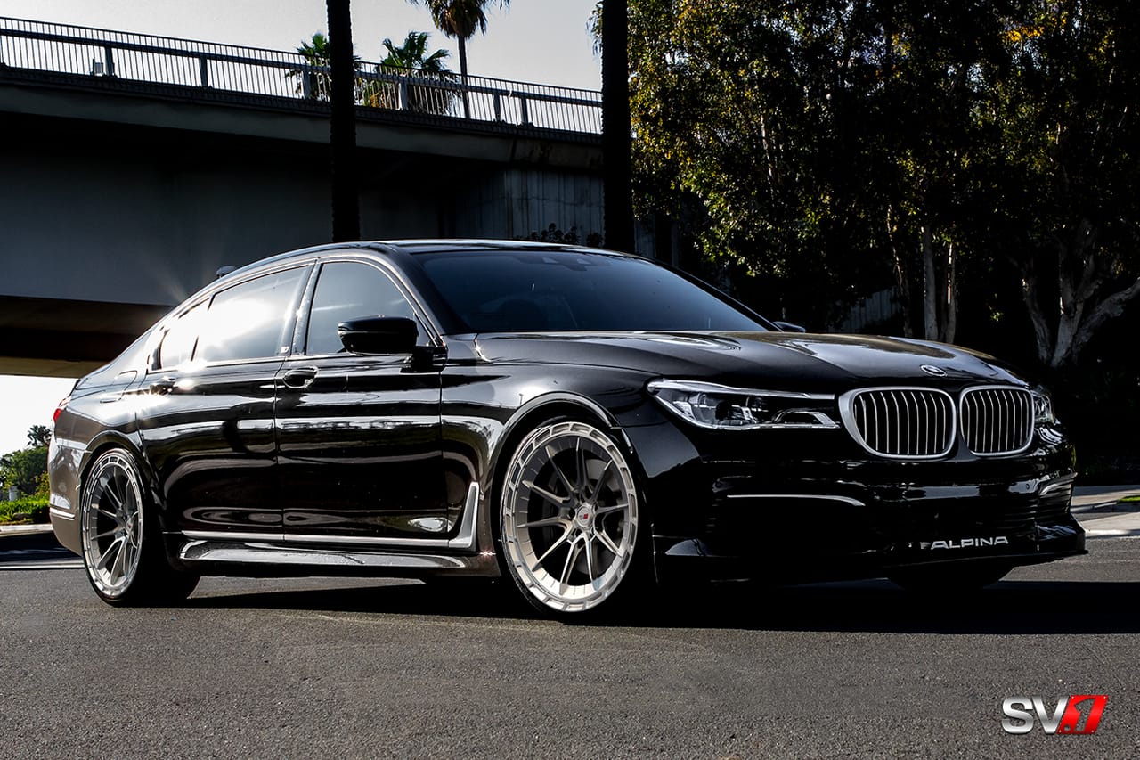 BMW B7 ALPINA on Savini forged wheels