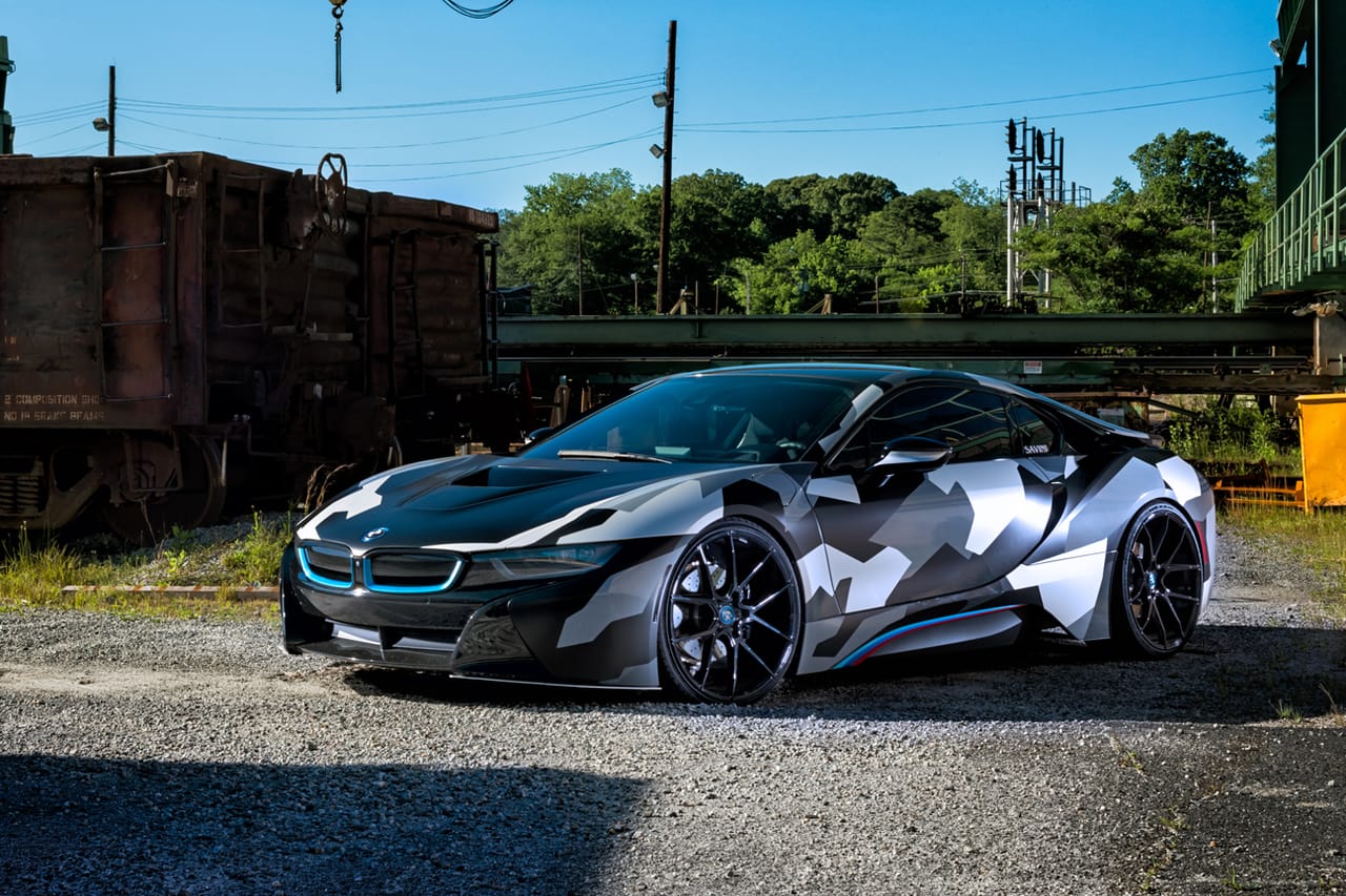 BMW I8 on Savini forged wheels