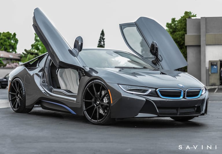 BMW i8 on Savini forged wheels