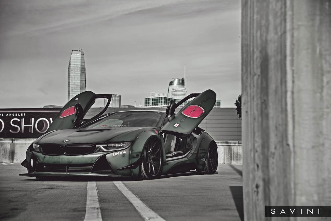 BMW I8 on Savini forged wheels