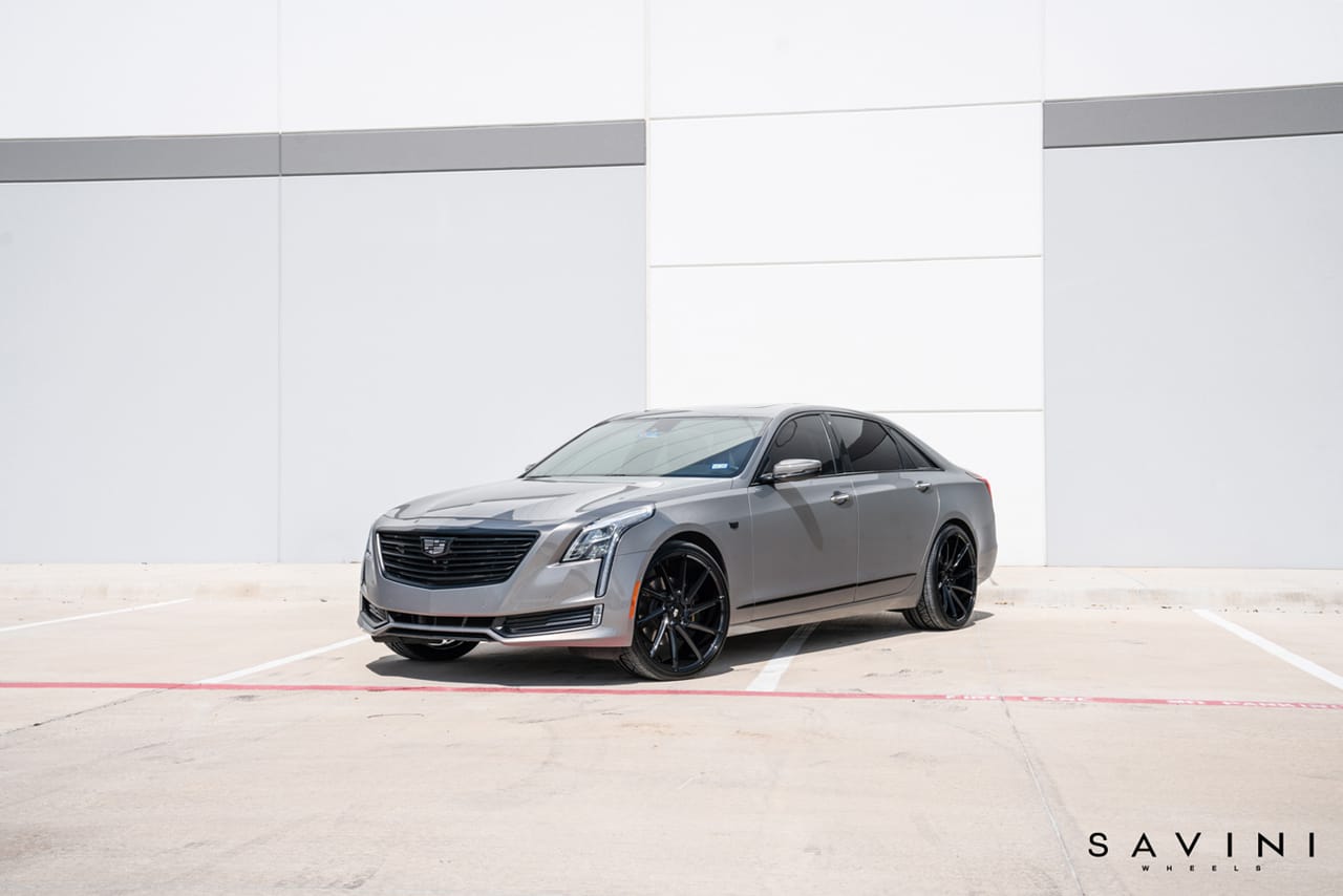 CADILLAC CT5 on Savini forged wheels