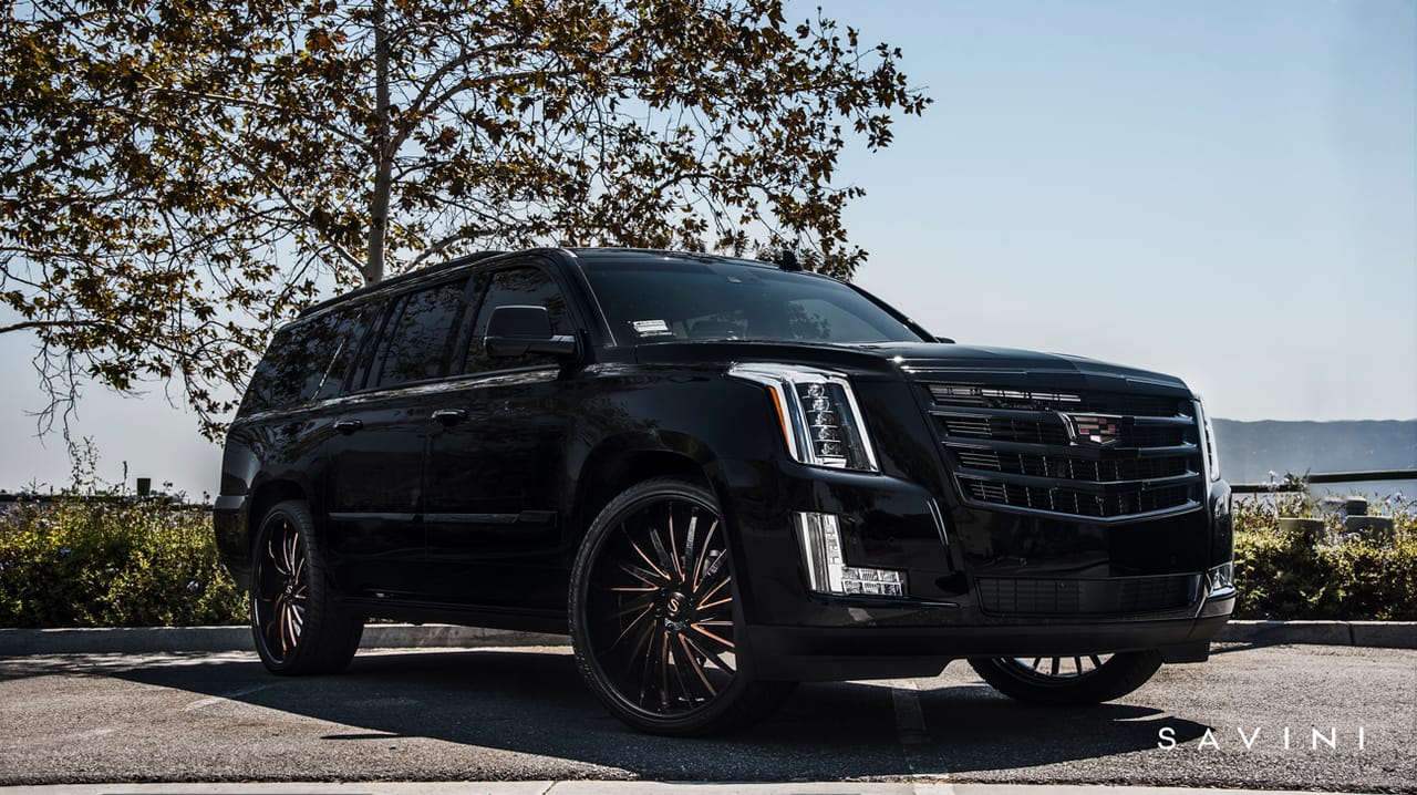 CADILLAC ESCALADE on Savini forged wheels