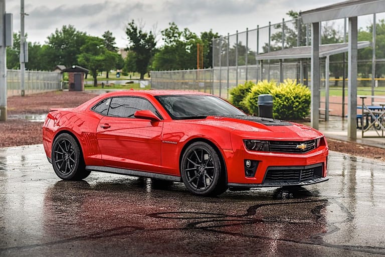 Camaro on Savini SV-F4 Gloss Black Milled