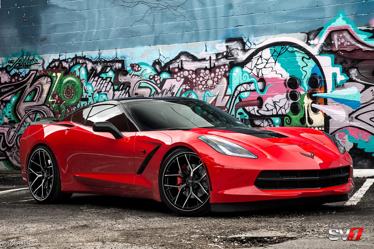CORVETTE C7 STINGRAY on Savini forged wheels