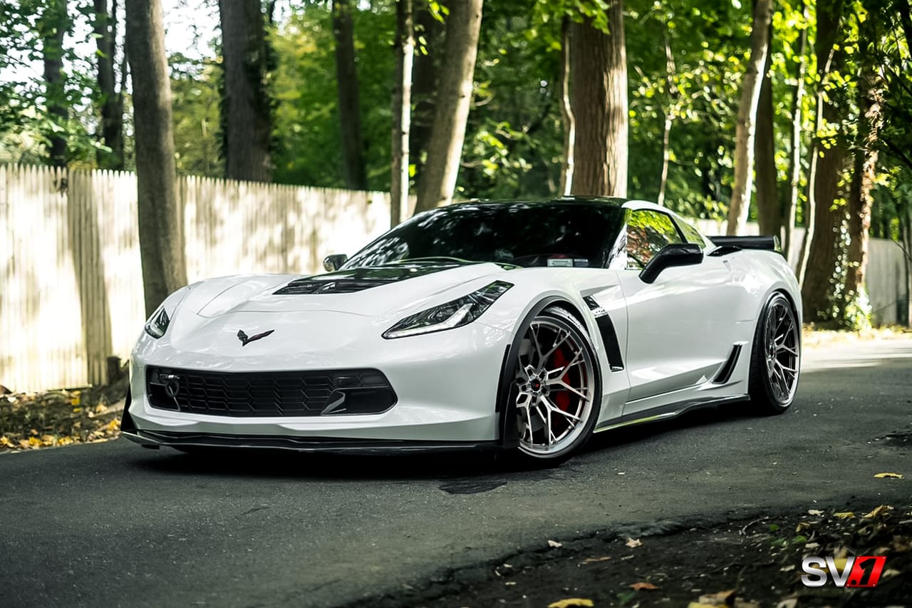 CORVETTE C7 Z06 on Savini forged wheels