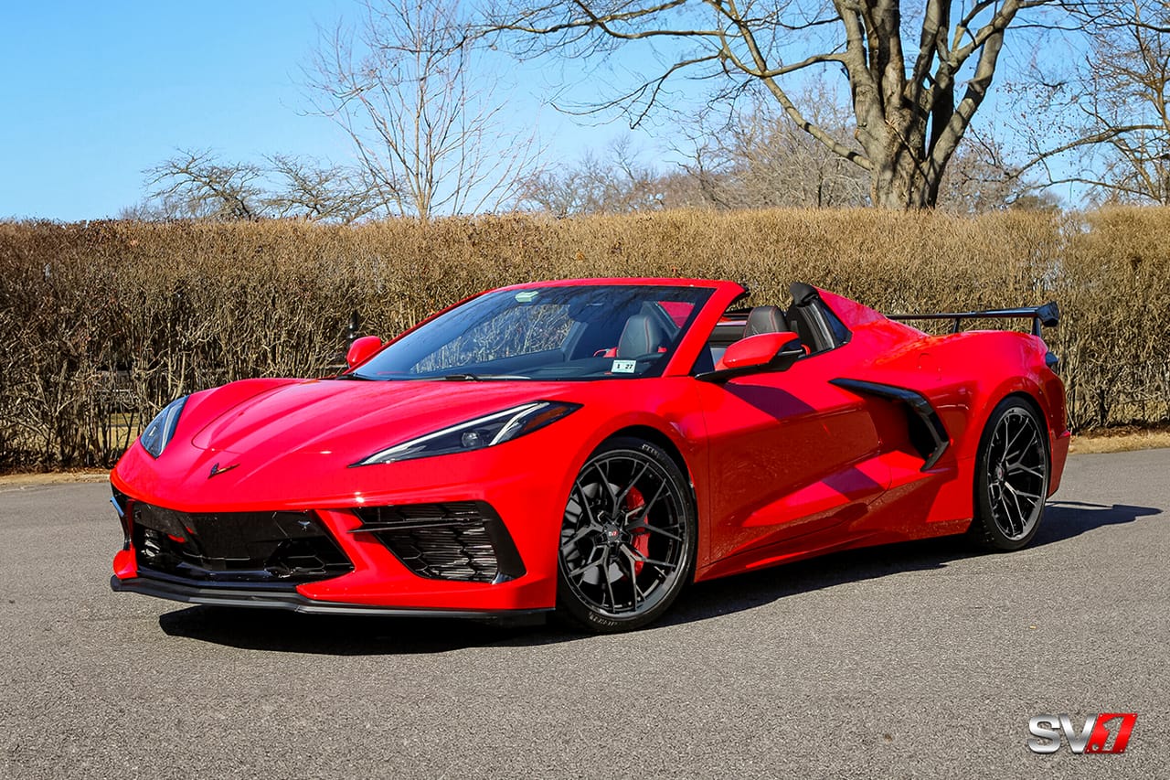CORVETTE C8 on Savini forged wheels