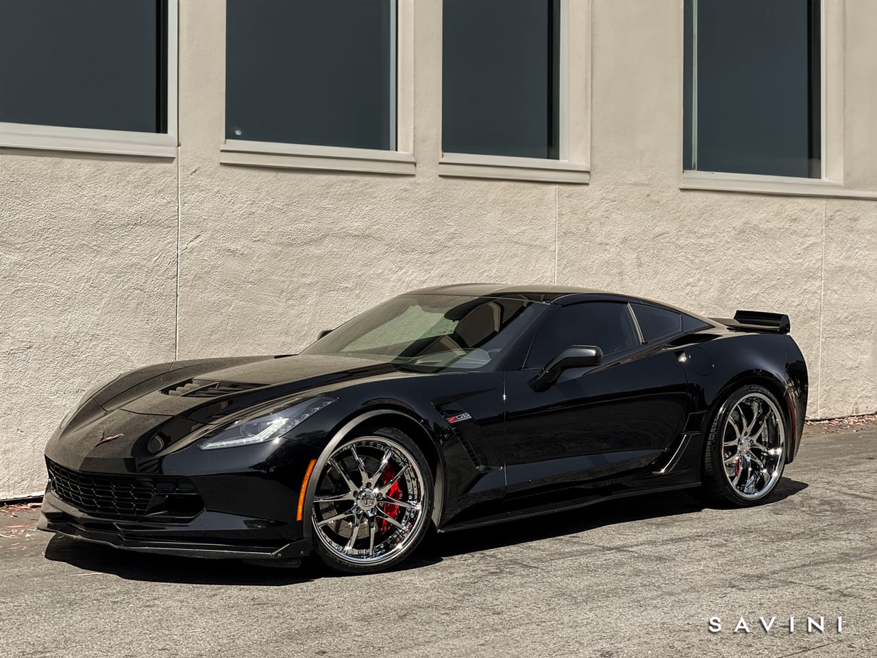 CORVETTE Z06 on Savini forged wheels