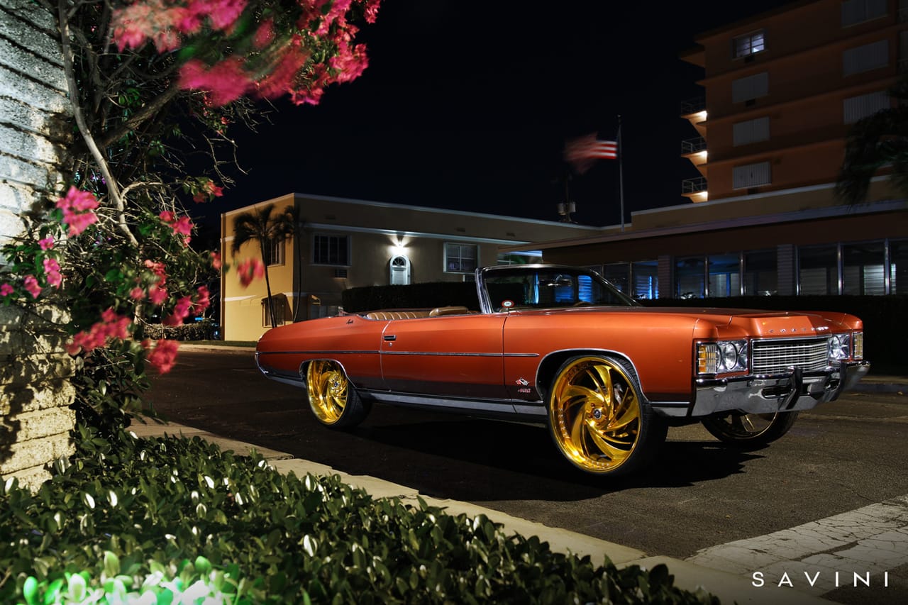 CHEVY IMPALA on Savini forged wheels