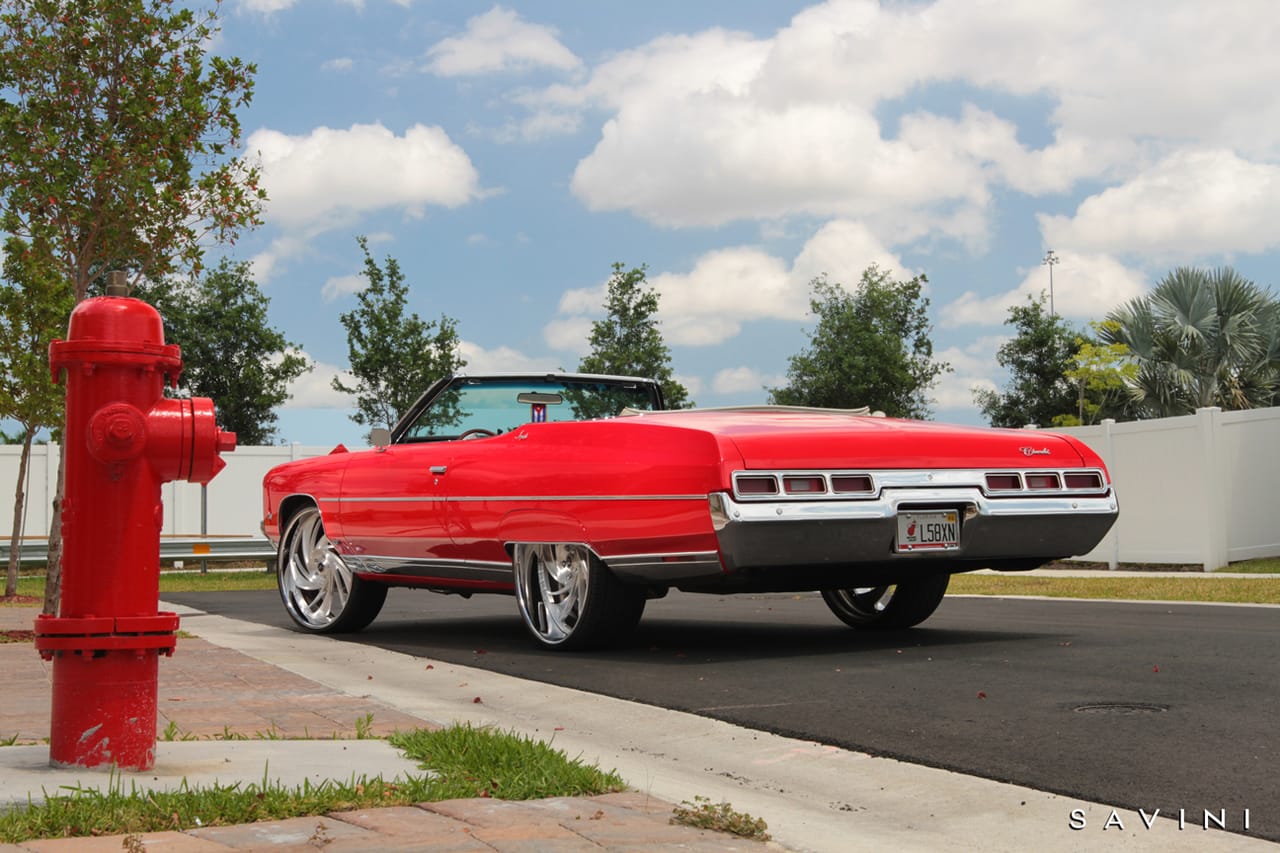 CHEVY IMPALA on Savini forged wheels