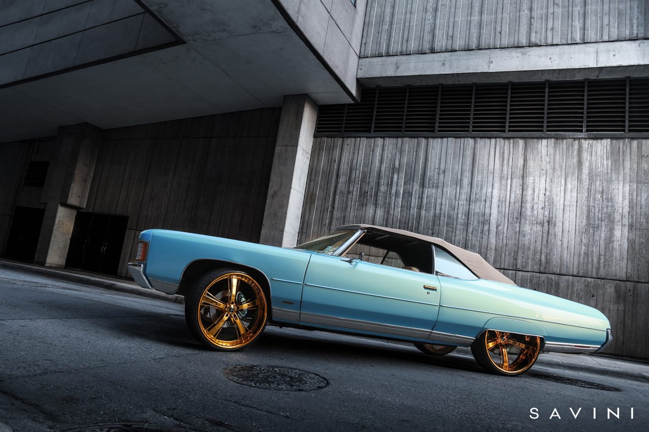 CHEVY IMPALA on Savini forged wheels