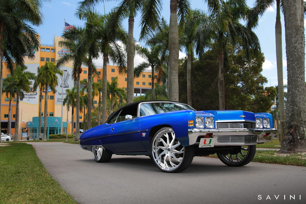 CHEVY IMPALA on Savini forged wheels