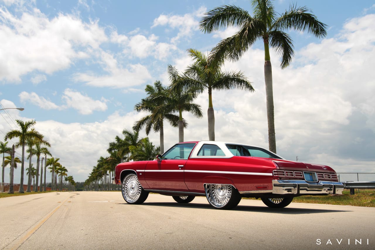 CHEVY IMPALA on Savini forged wheels
