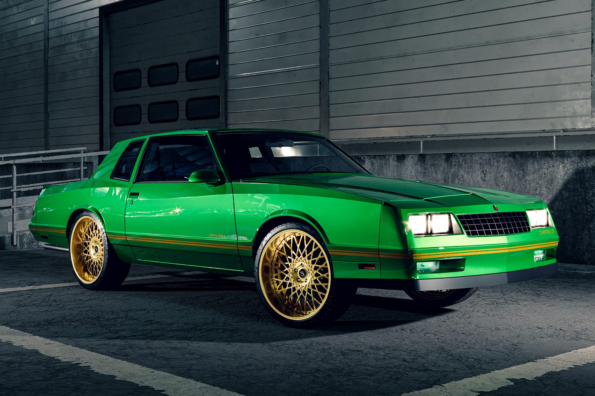 CHEVY MONTE CARLO on Savini forged wheels