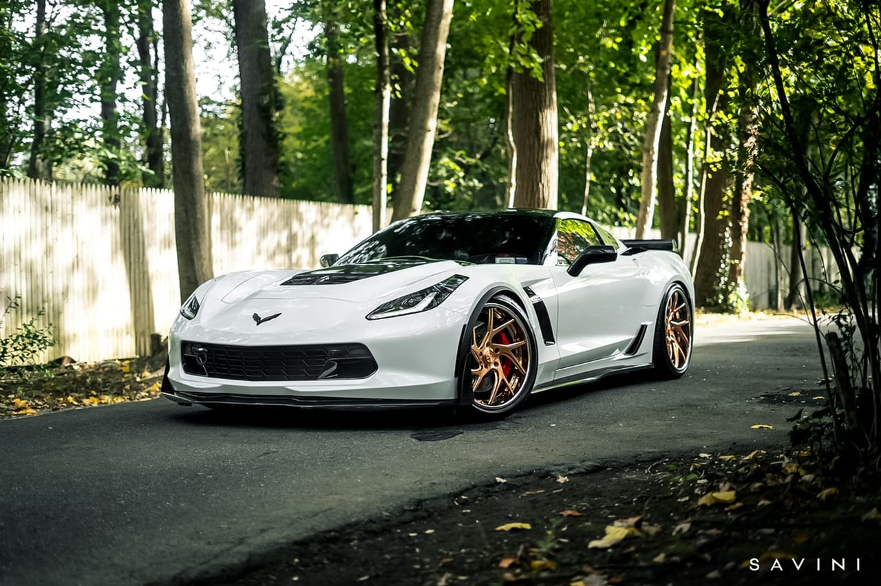 CORVETTE Z06 on Savini forged wheels