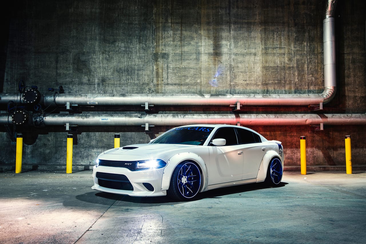 LIBERTY WALK DODGE CHARGER on Savini forged wheels