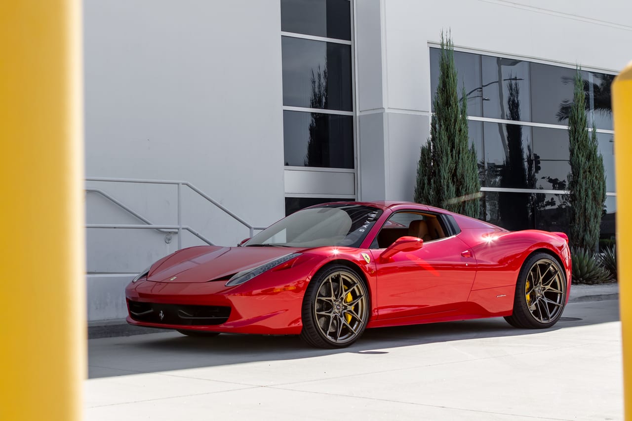 FERRARI 458 on Savini forged wheels