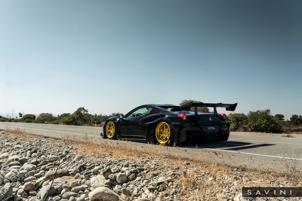 LIBERTY WALK FERRARI 458 on Savini forged wheels