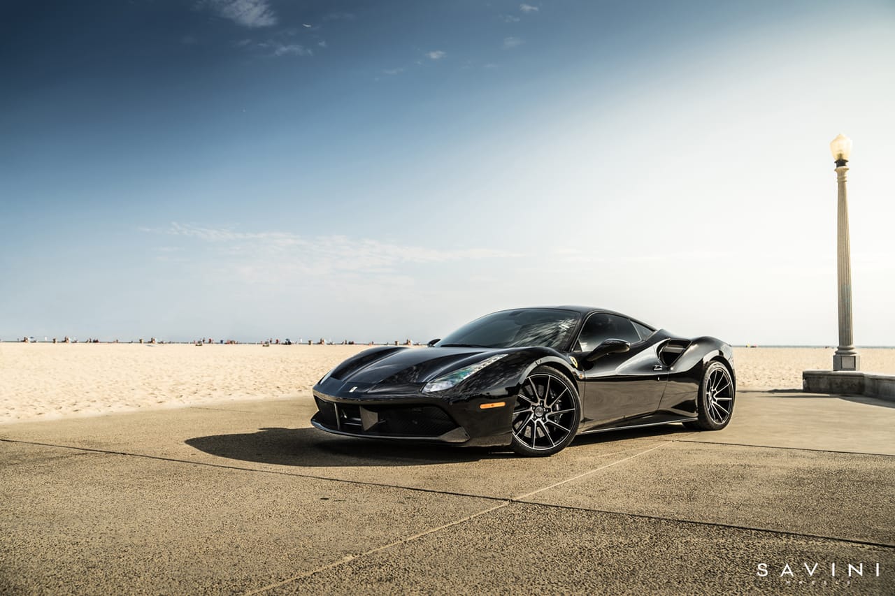FERRARI 488 on Savini forged wheels
