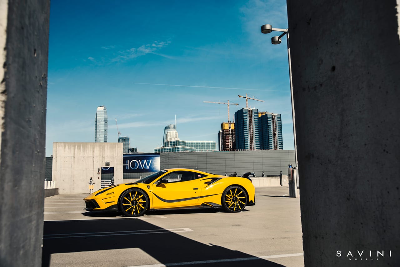 MANSORY FERRARI 488 GTB on Savini forged wheels