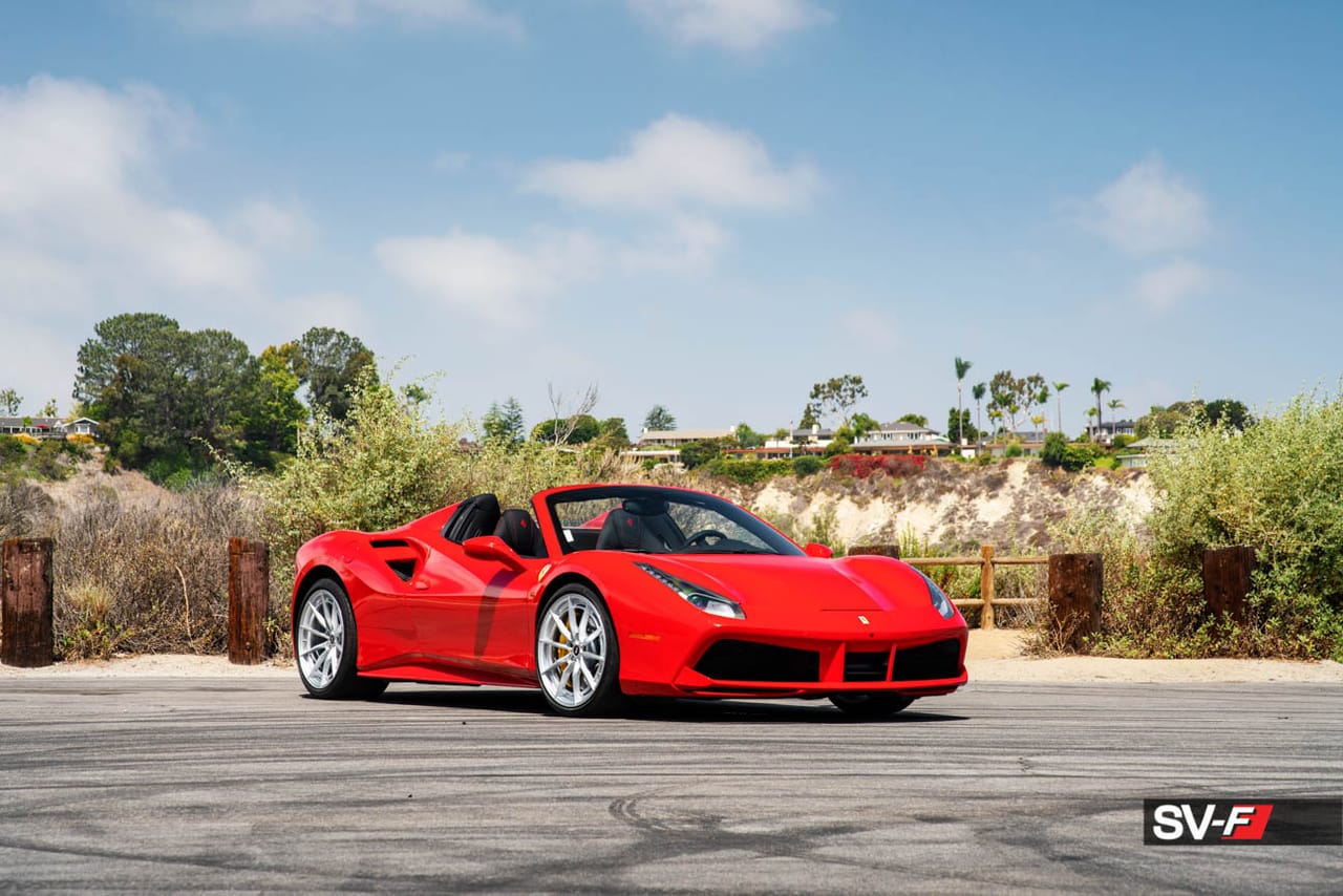 FERRARI 488 SPYDER on Savini forged wheels