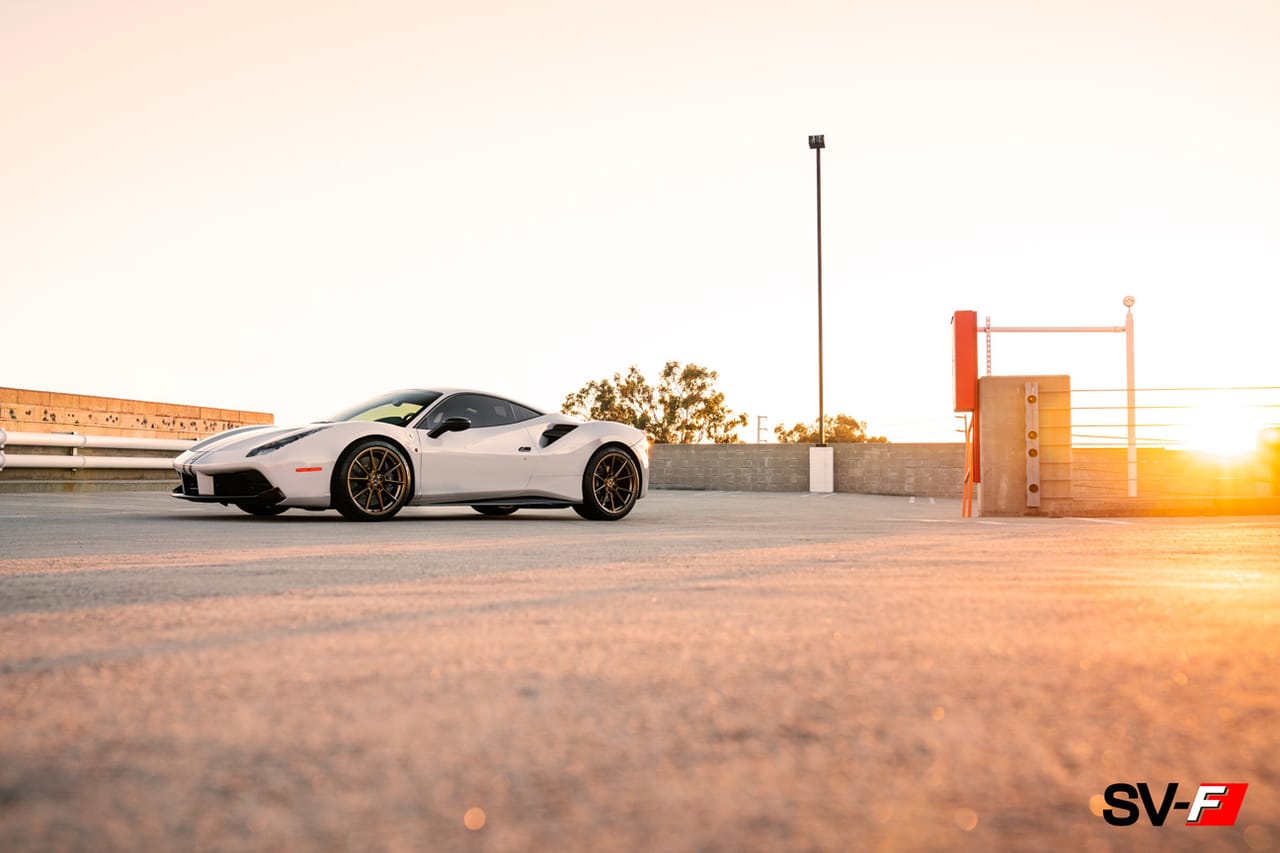 Ferrari 488 on Savini forged wheels