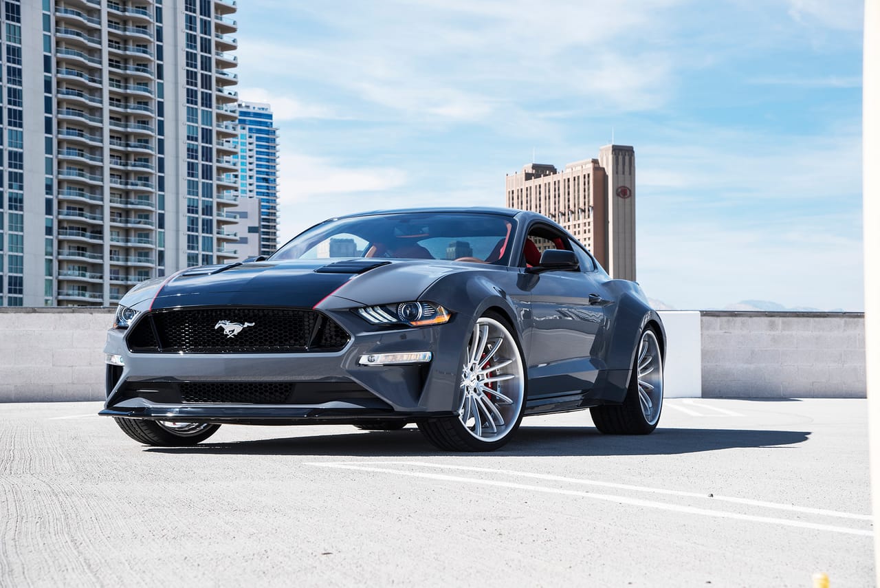 FORD MUSTANG GT on Savini forged wheels