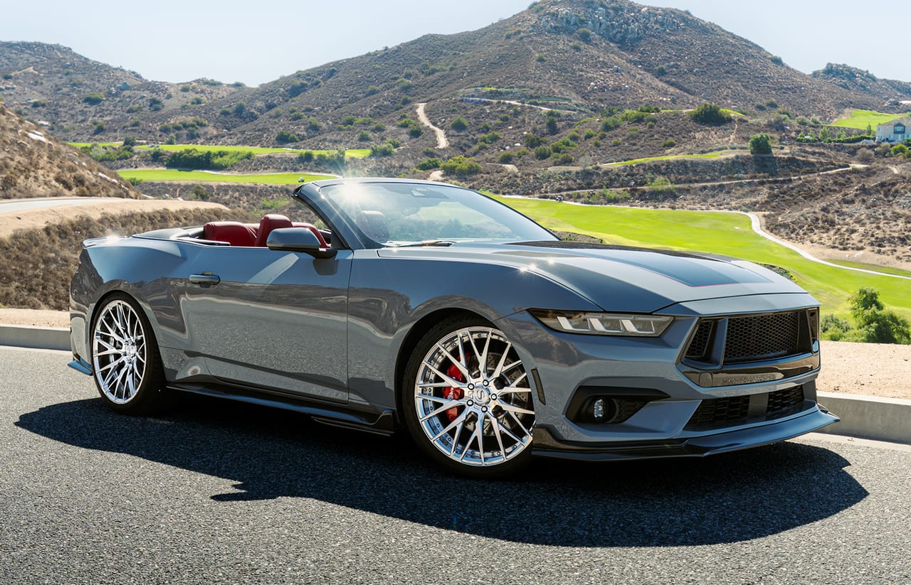 Ford Mustang on Savini SV83D Brushed