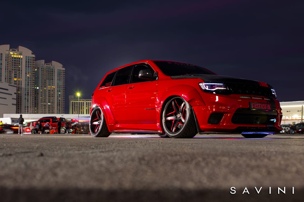 JEEP TRACKHAWK on Savini forged wheels