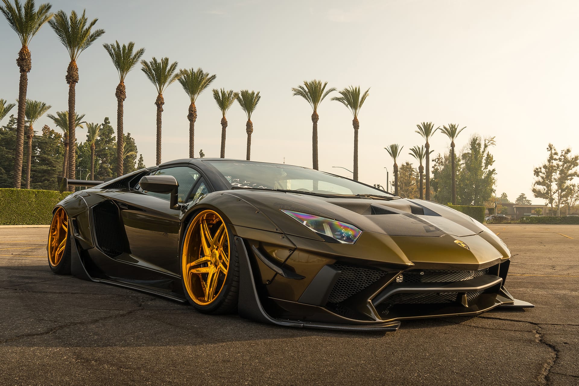 LBWK LAMBORGHINI AVENTADOR on Savini forged wheels