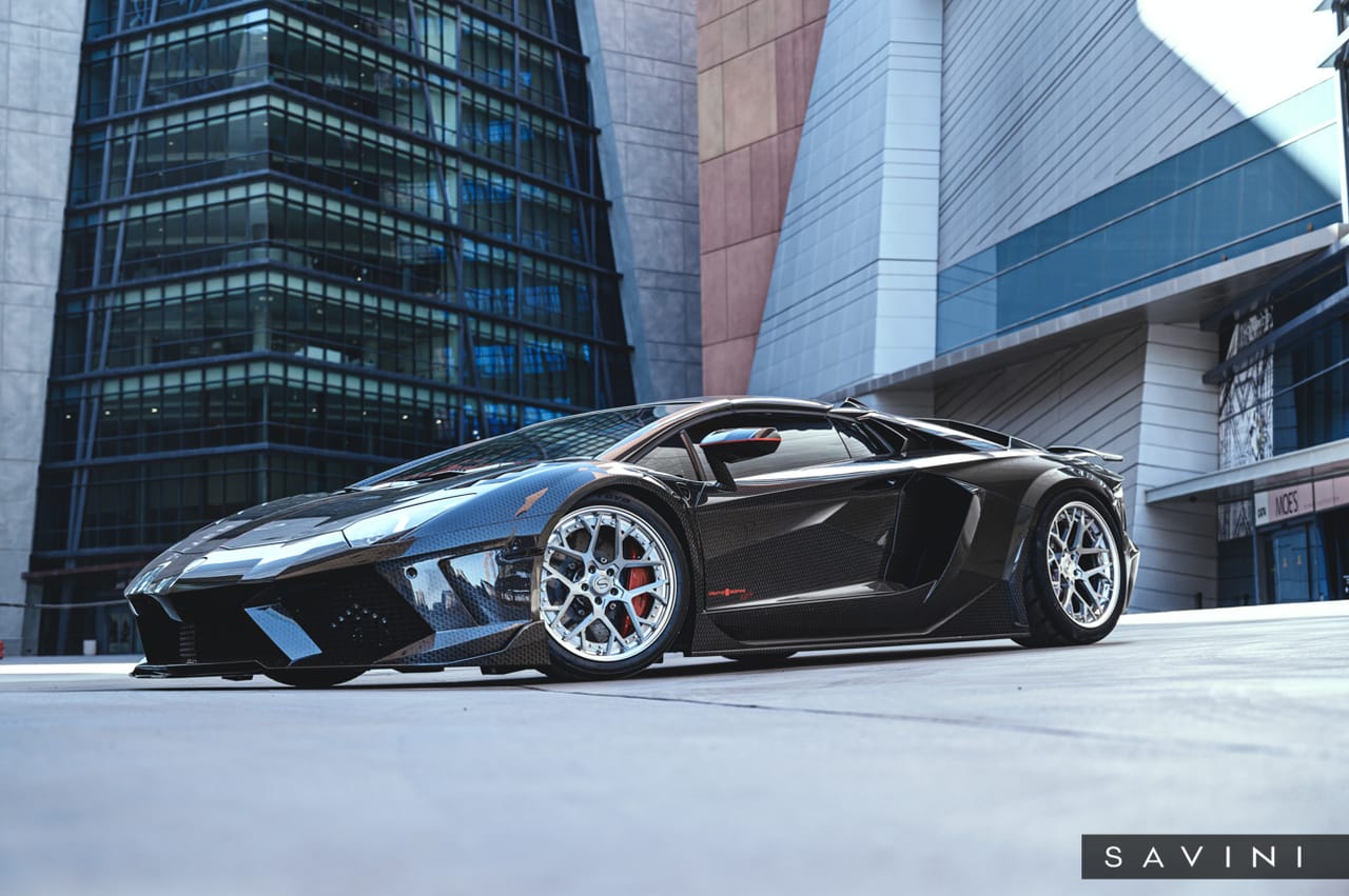 MANSORY CARBONADO LAMBORGHINI AVENTADOR on Savini forged wheels