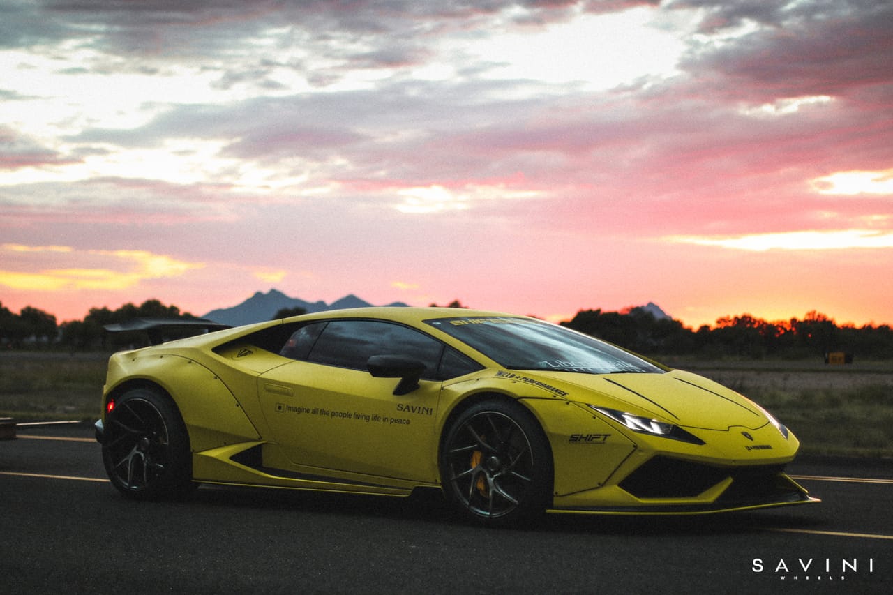 LAMBORGHINI HURACAN on Savini forged wheels