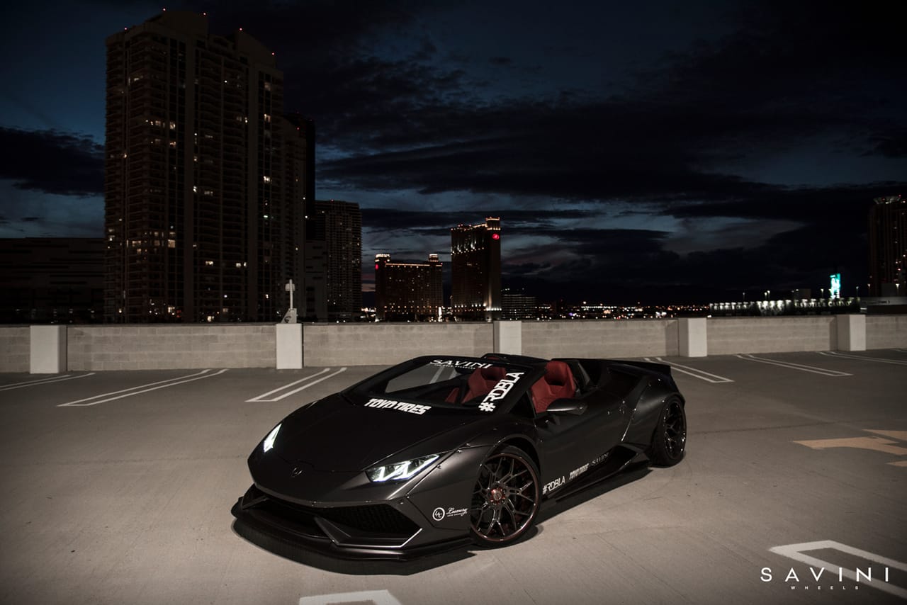 LIBERTY WALK LAMBORGHINI HURACAN on Savini forged wheels