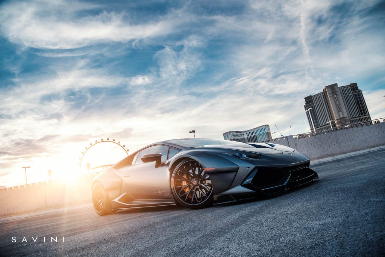 PRIOR DESIGN LAMBORGHINI HURACAN on Savini forged wheels