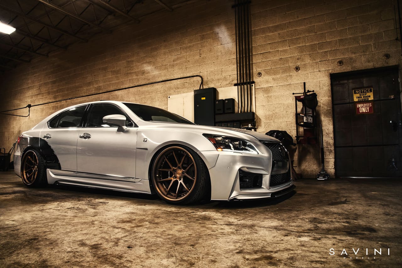 LEXUS 460 on Savini BM12L forged wheels