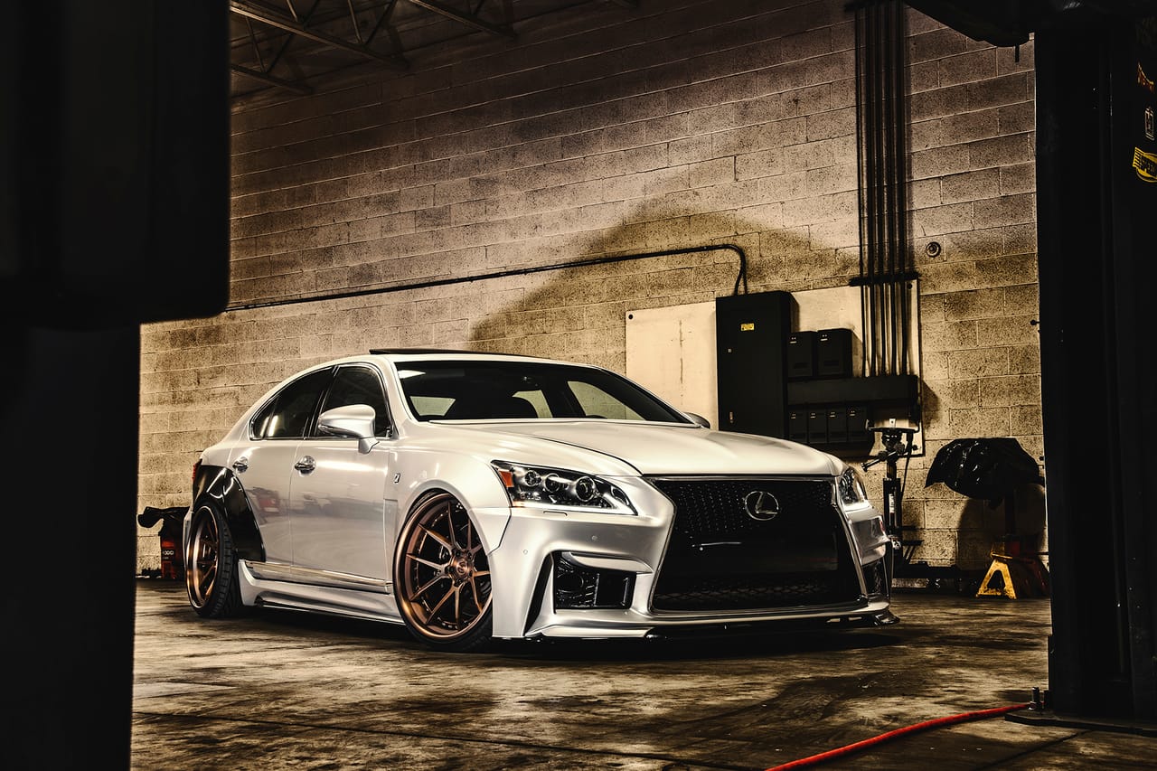 Lexus LS460 on Savini forged wheels