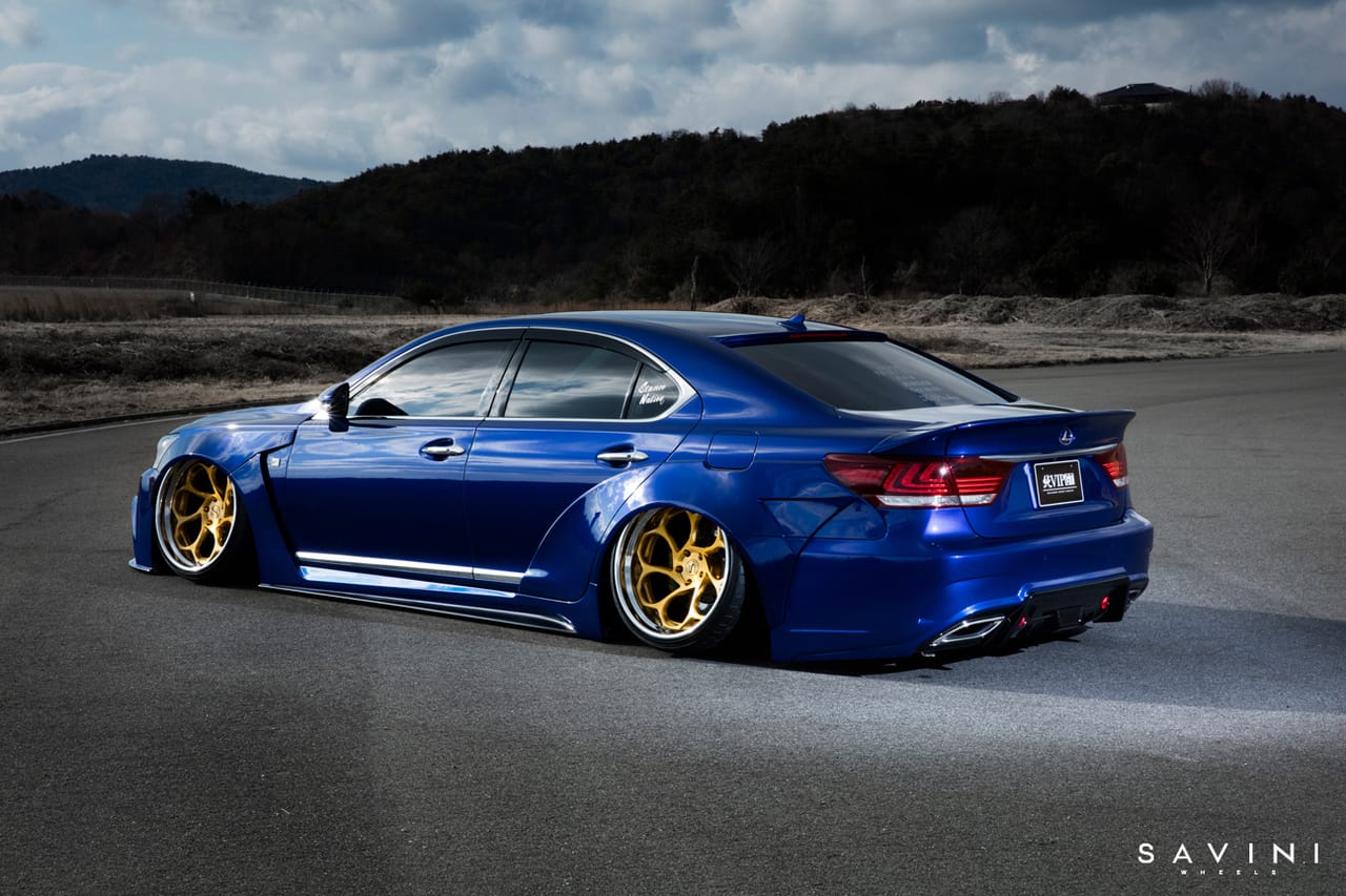 LEXUS LS460 on Savini SV69 L forged wheels