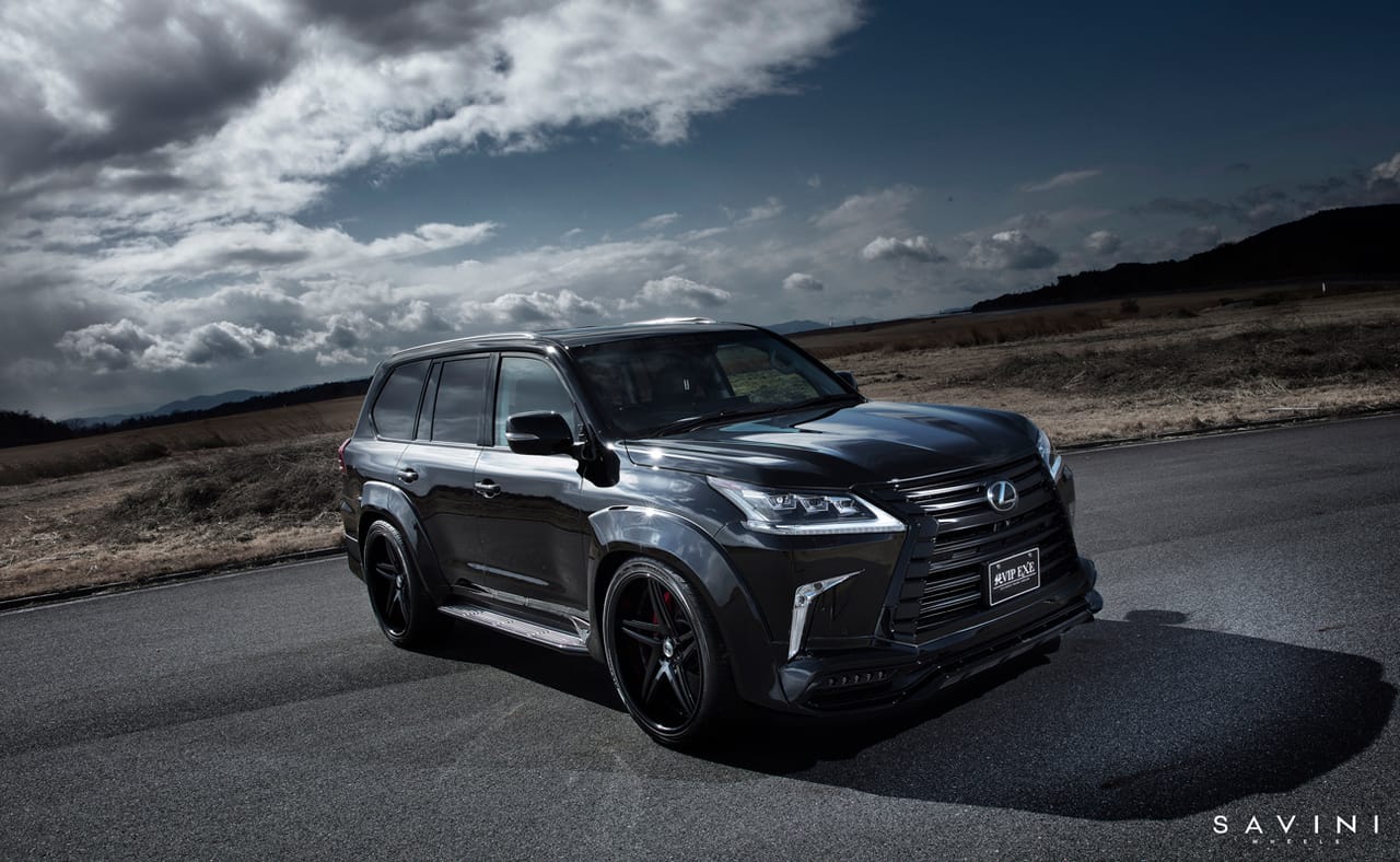 LEXUS LX on Savini forged wheels