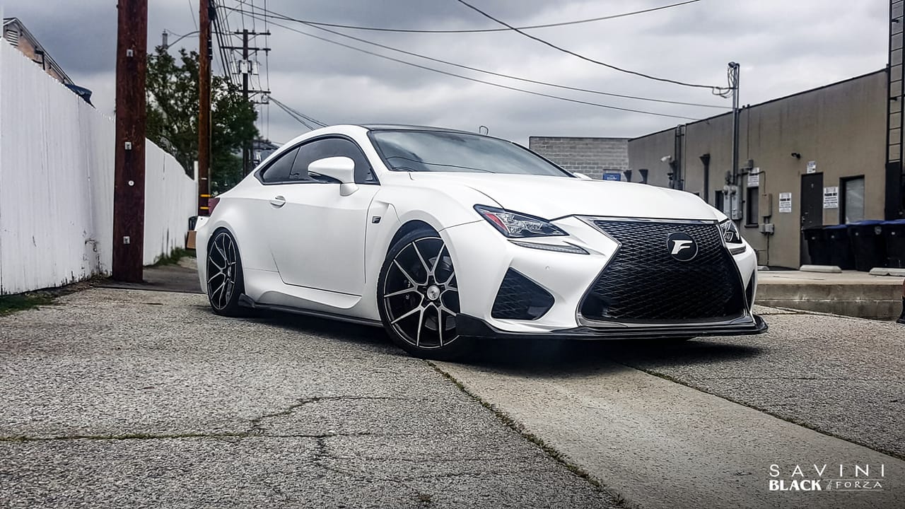 LEXUS RCF on Savini forged wheels