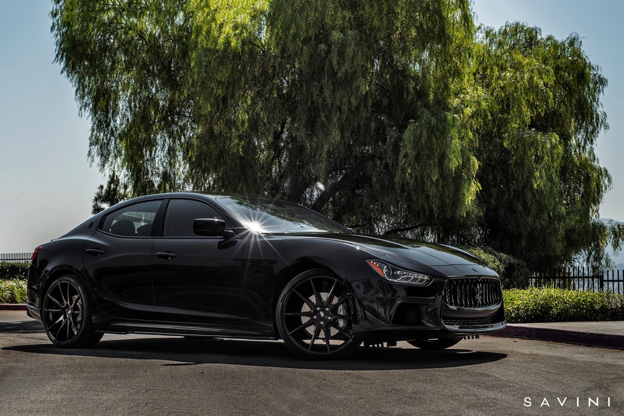 MASERATI GHIBLI on Savini forged wheels