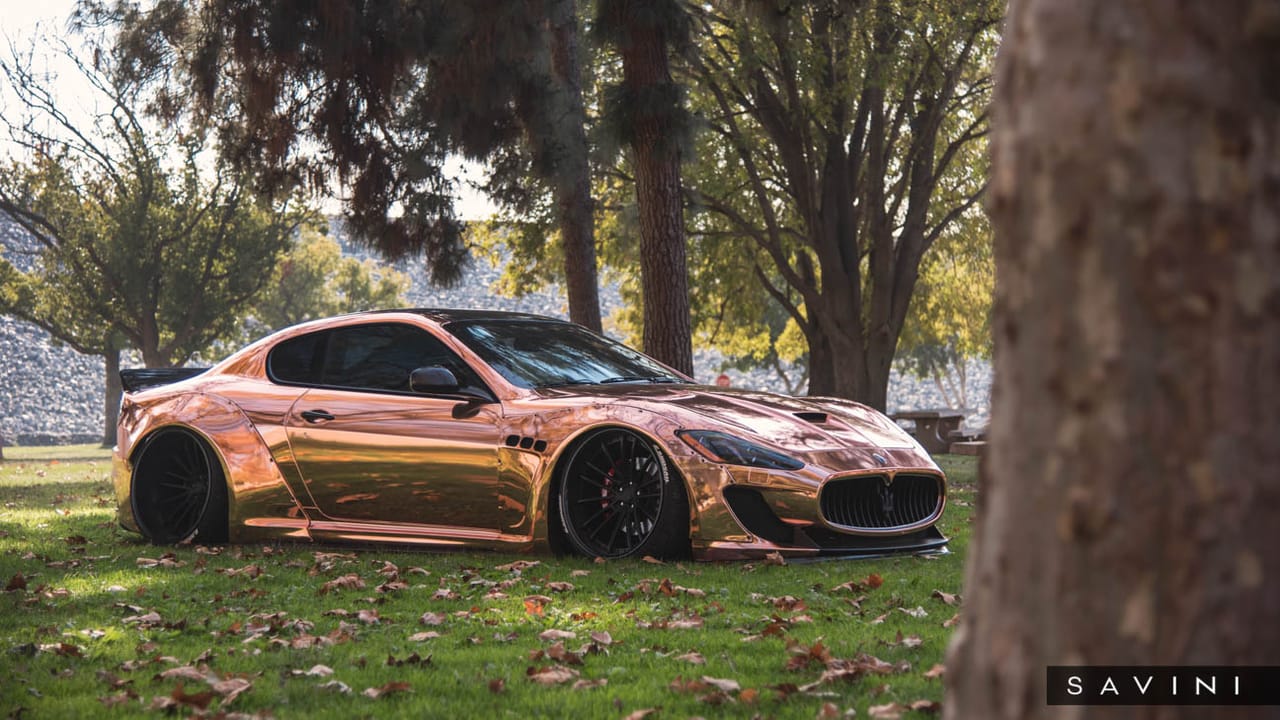 MASERATI GT on Savini forged wheels