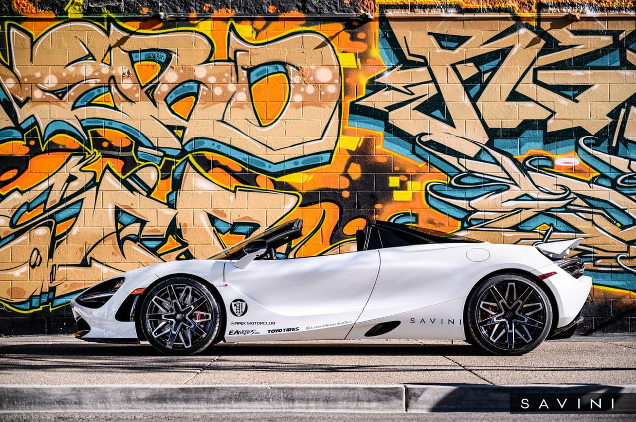 MCLAREN 720S SPIDER on Savini forged wheels
