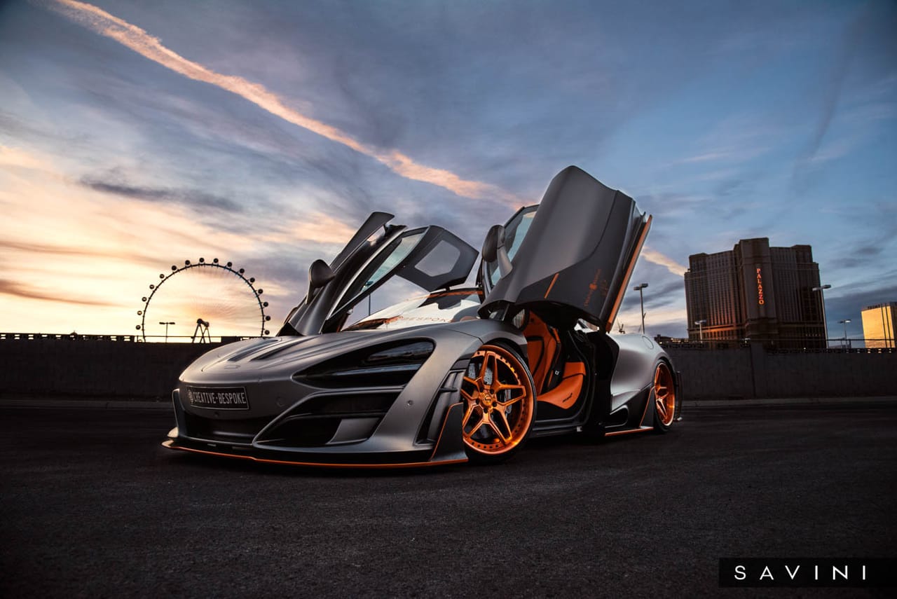 MCLAREN P1 on Savini forged wheels
