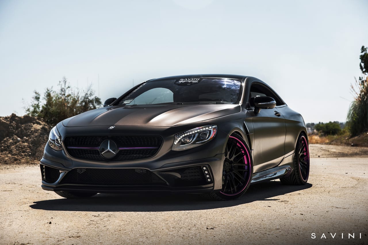 MERCEDES-BENZ S550 on Savini forged wheels