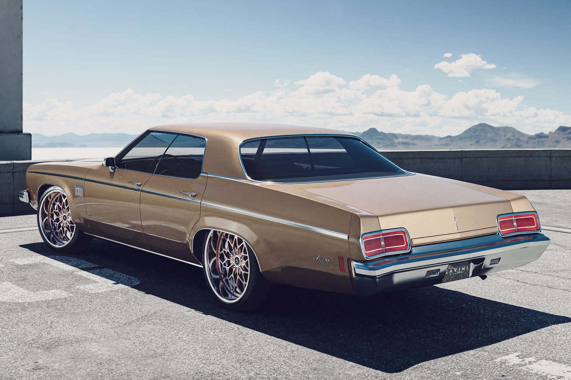 OLDSMOBILE DELTA88 on Savini forged wheels